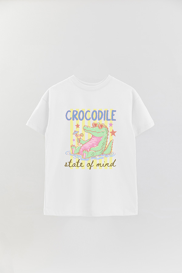 REMERA OVER ESTAMPADA CL CROCODILE