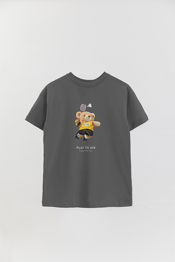 REMERA OVER ESTAMPADA UNISEX PLAY TO WIN