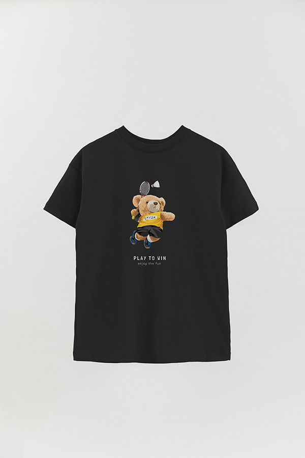 REMERA OVER ESTAMPADA UNISEX PLAY TO WIN