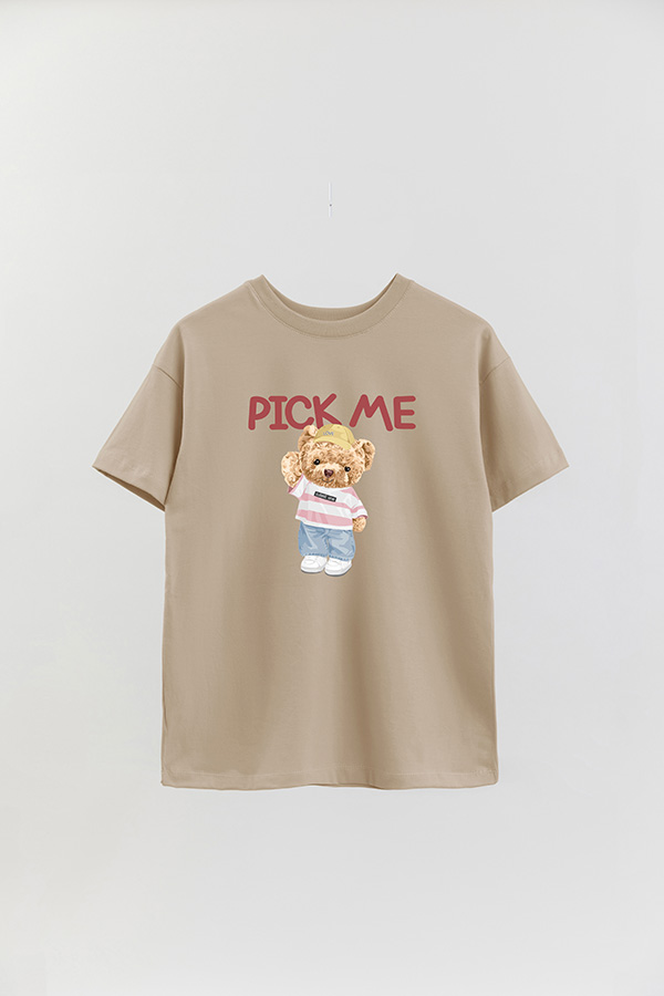 REMERA OVER ESTAMPADA UNISEX PICK ME