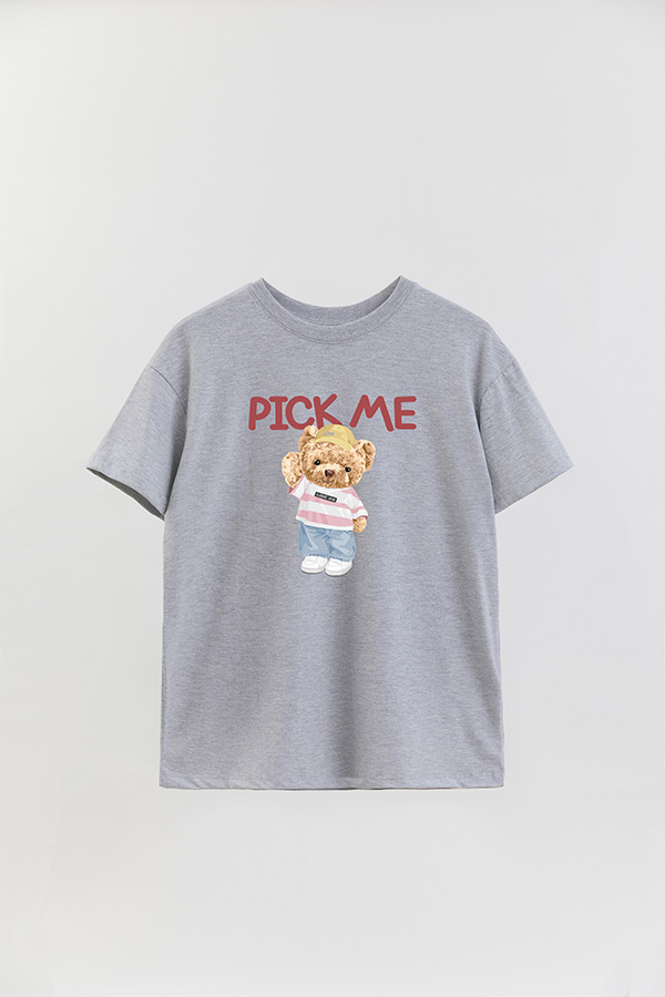 REMERA OVER ESTAMPADA UNISEX PICK ME