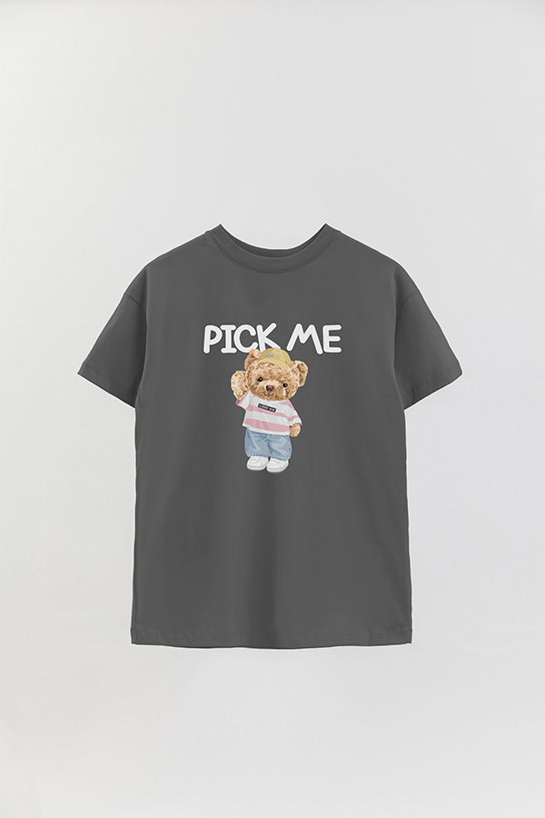 REMERA OVER ESTAMPADA UNISEX PICK ME