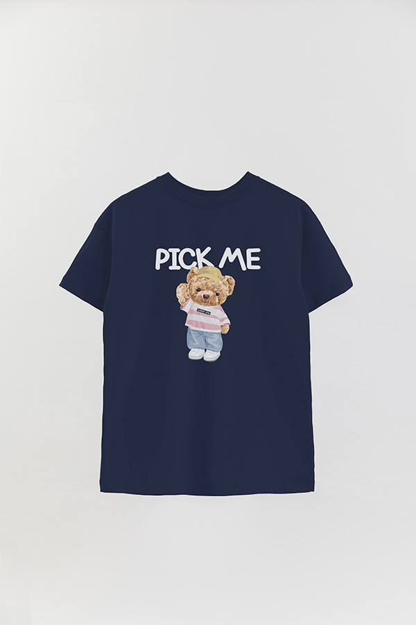 REMERA OVER ESTAMPADA UNISEX PICK ME