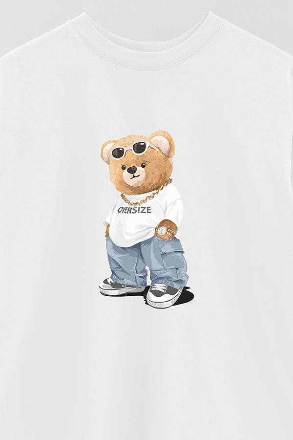 REMERA OVER ESTAMPADA UNISEX OVERSIZE