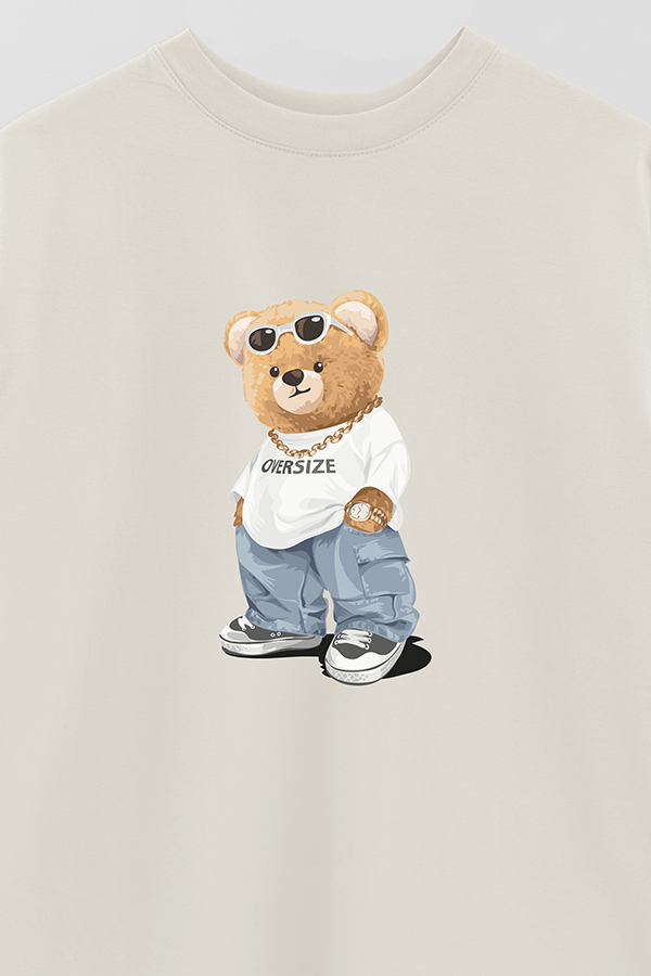REMERA OVER ESTAMPADA UNISEX OVERSIZE