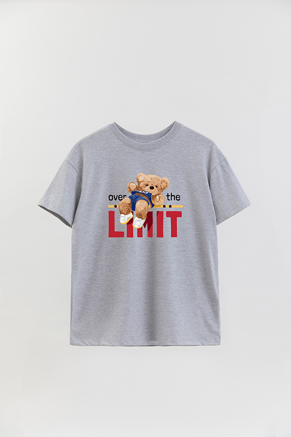 REMERA OVER ESTAMPADA UNISEX OVER THE LIMIT