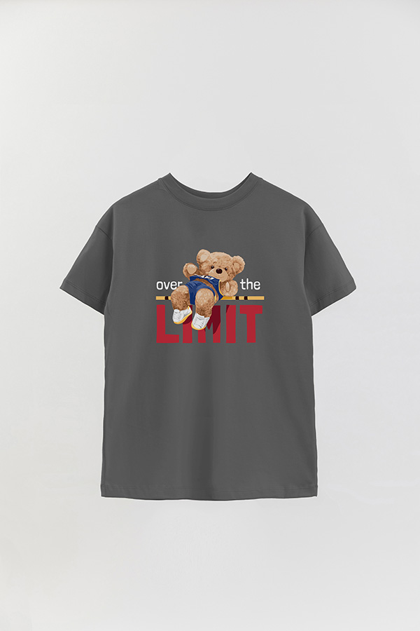 REMERA OVER ESTAMPADA UNISEX OVER THE LIMIT