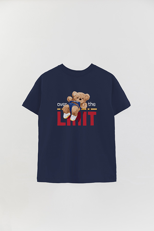 REMERA OVER ESTAMPADA UNISEX OVER THE LIMIT
