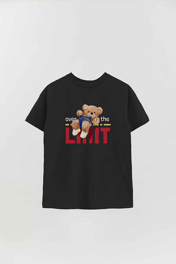 REMERA OVER ESTAMPADA UNISEX OVER THE LIMIT