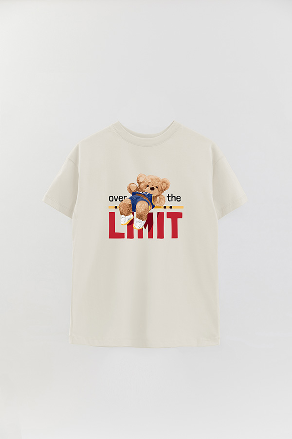 REMERA OVER ESTAMPADA UNISEX OVER THE LIMIT