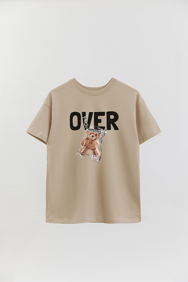 REMERA OVER ESTAMPADA UNISEX PROTECTED