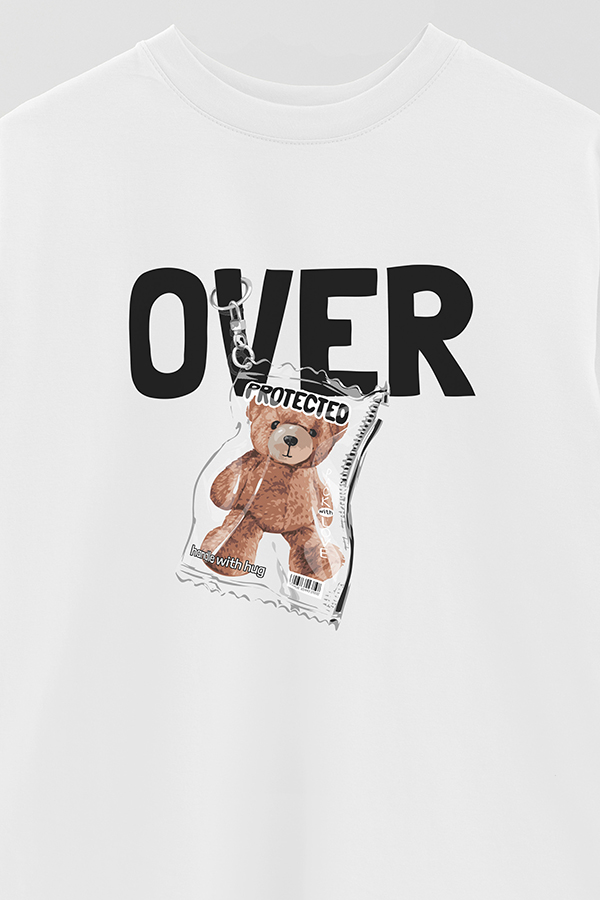 REMERA OVER ESTAMPADA UNISEX PROTECTED