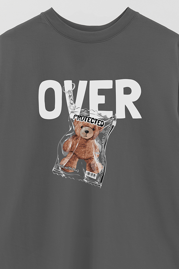 REMERA OVER ESTAMPADA UNISEX PROTECTED