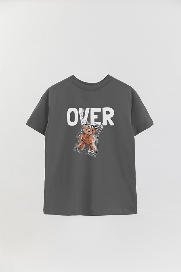 REMERA OVER ESTAMPADA UNISEX PROTECTED
