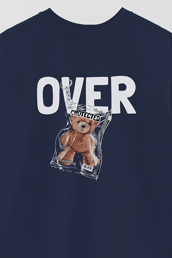 REMERA OVER ESTAMPADA UNISEX PROTECTED
