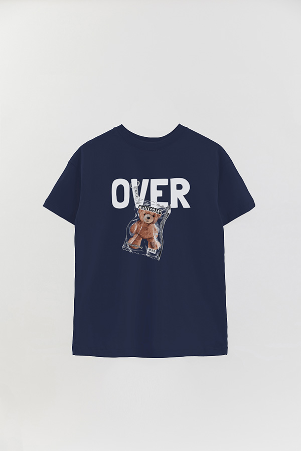 REMERA OVER ESTAMPADA UNISEX PROTECTED