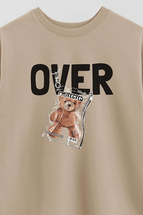 REMERA OVER ESTAMPADA UNISEX PROTECTED