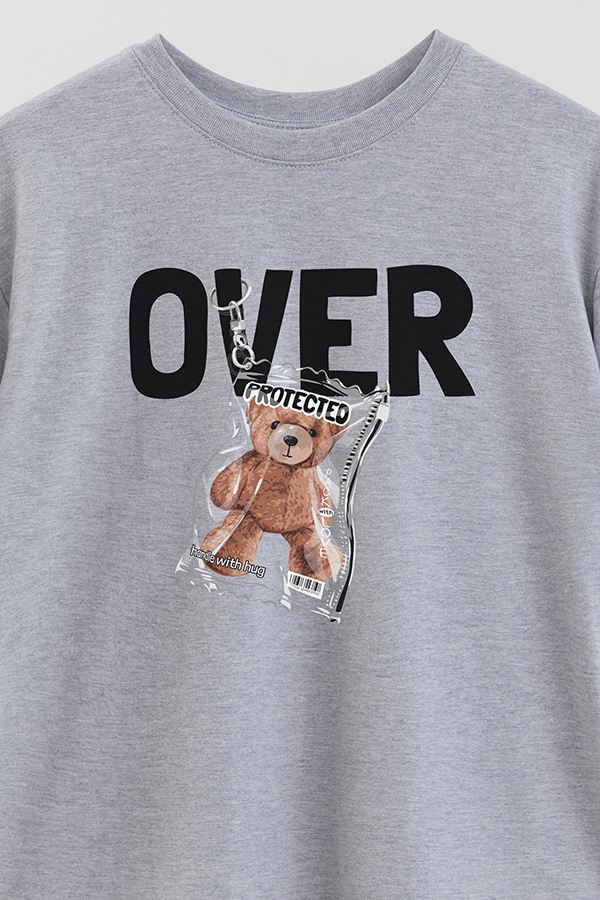 REMERA OVER ESTAMPADA UNISEX PROTECTED