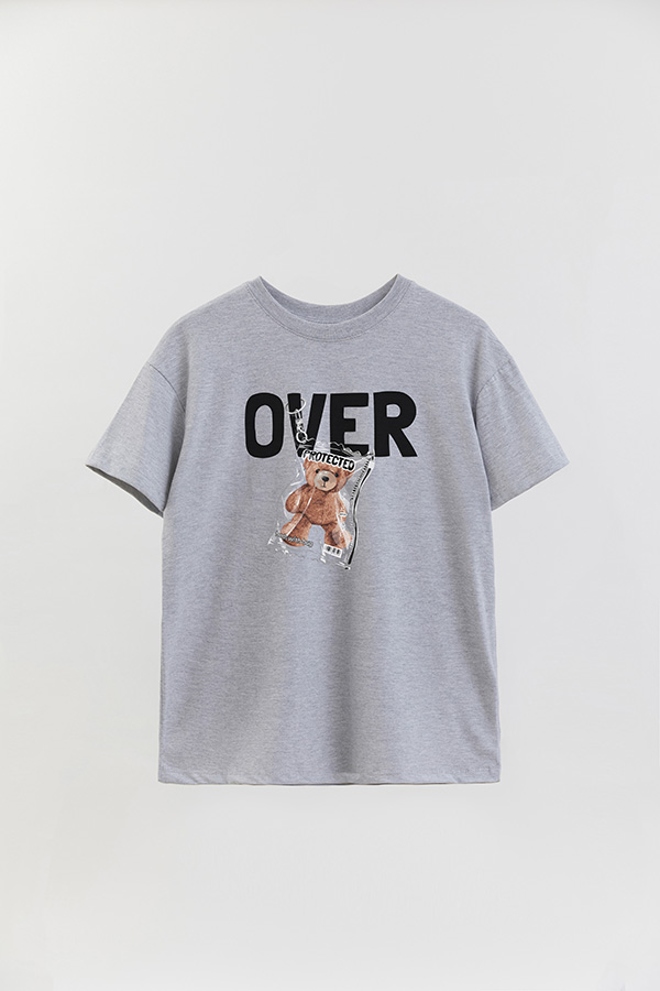 REMERA OVER ESTAMPADA UNISEX PROTECTED