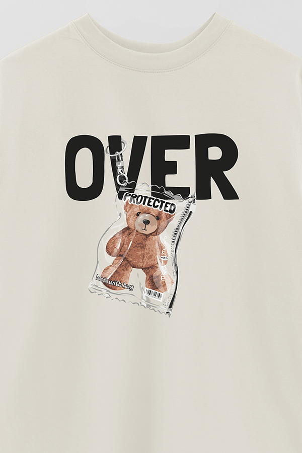 REMERA OVER ESTAMPADA UNISEX PROTECTED