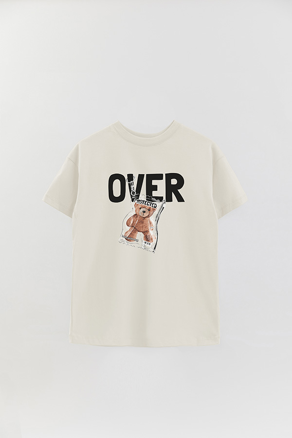 REMERA OVER ESTAMPADA UNISEX PROTECTED