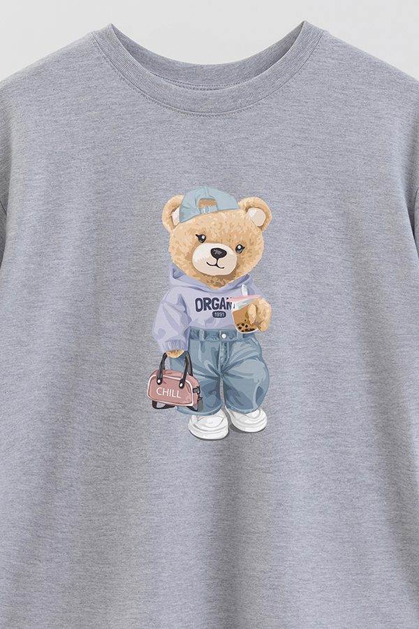 REMERA OVER ESTAMPADA UNISEX ORGANIC