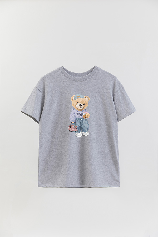 REMERA OVER ESTAMPADA UNISEX ORGANIC