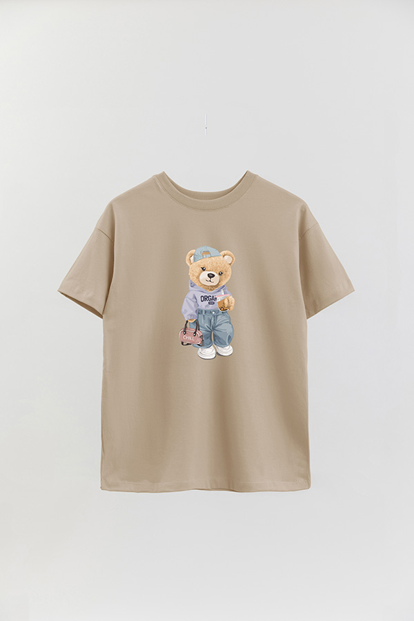 REMERA OVER ESTAMPADA UNISEX ORGANIC