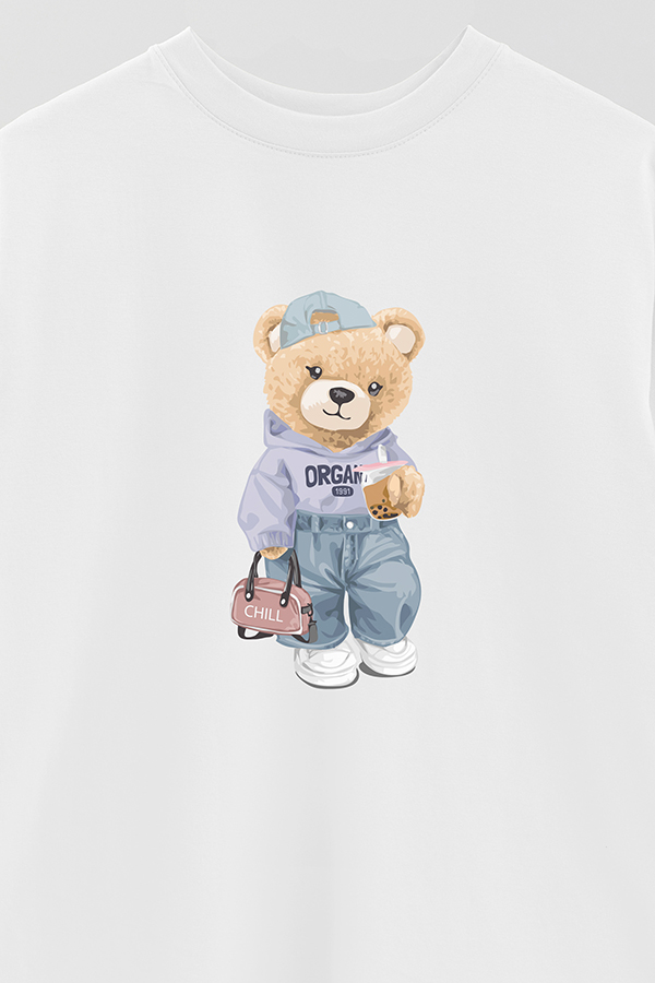 REMERA OVER ESTAMPADA UNISEX ORGANIC