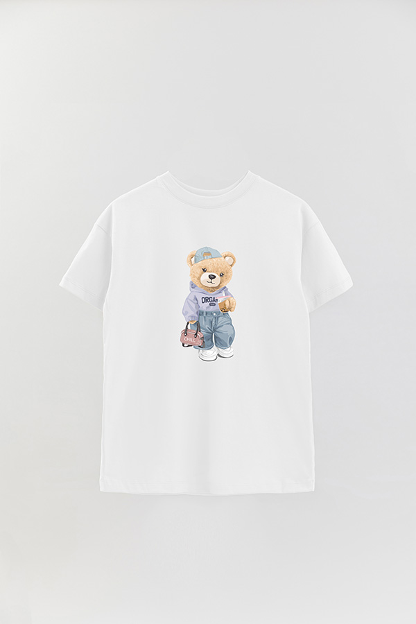 REMERA OVER ESTAMPADA UNISEX ORGANIC