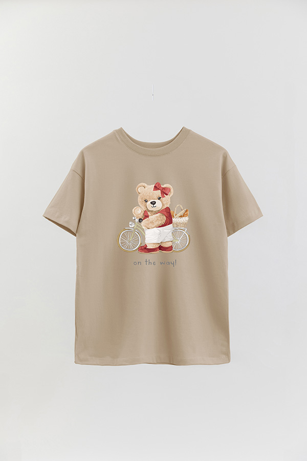 REMERA OVER ESTAMPADA UNISEX ON THE WAY