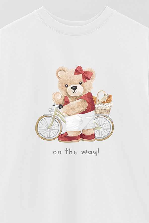 REMERA OVER ESTAMPADA UNISEX ON THE WAY