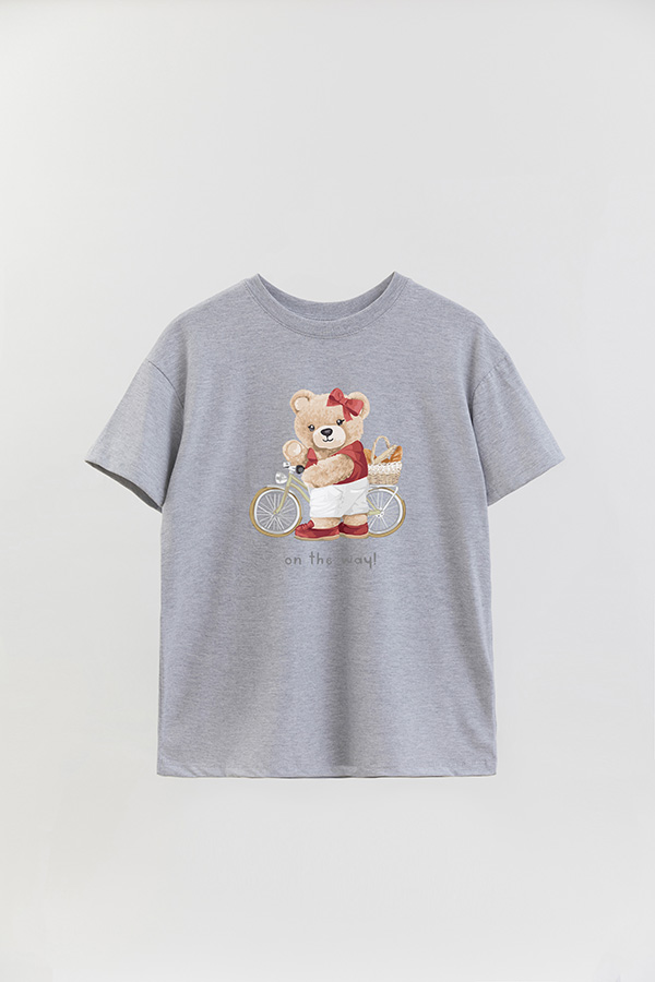 REMERA OVER ESTAMPADA UNISEX ON THE WAY