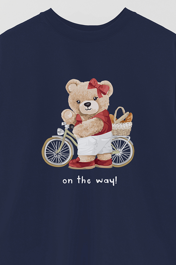 REMERA OVER ESTAMPADA UNISEX ON THE WAY