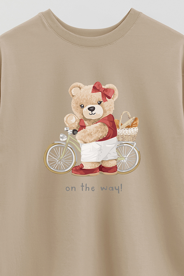 REMERA OVER ESTAMPADA UNISEX ON THE WAY
