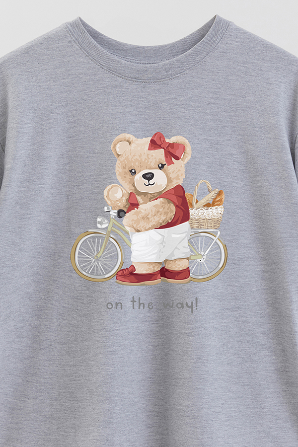 REMERA OVER ESTAMPADA UNISEX ON THE WAY