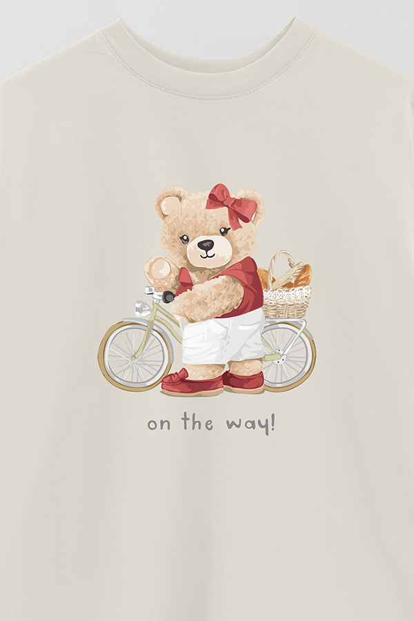 REMERA OVER ESTAMPADA UNISEX ON THE WAY