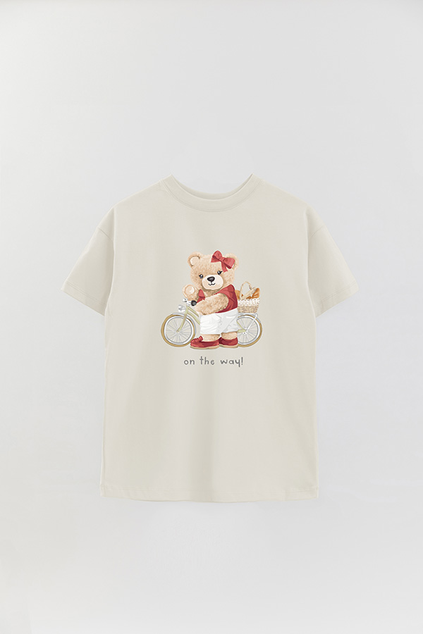 REMERA OVER ESTAMPADA UNISEX ON THE WAY