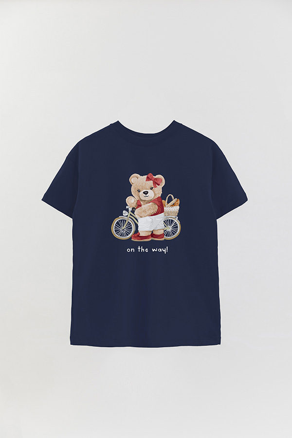 REMERA OVER ESTAMPADA UNISEX ON THE WAY