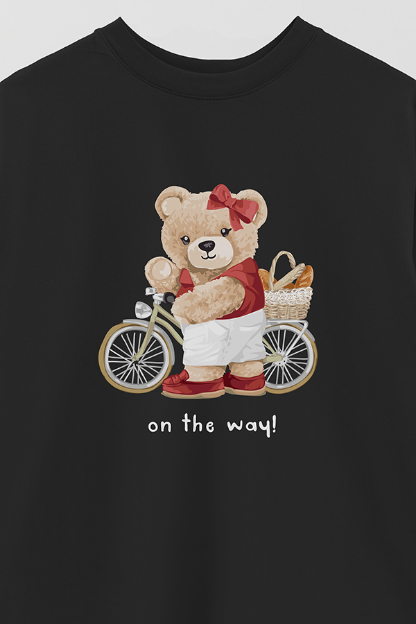REMERA OVER ESTAMPADA UNISEX ON THE WAY