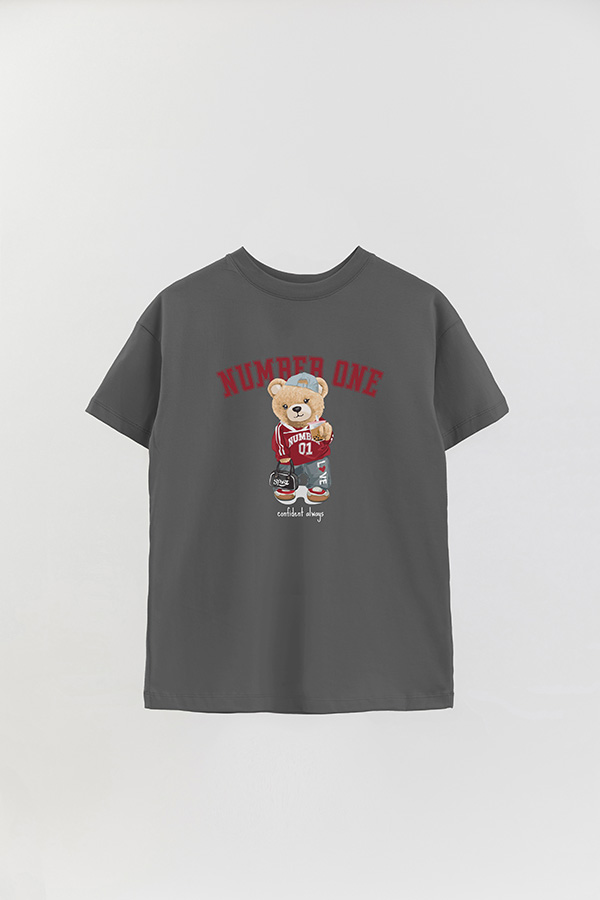 REMERA OVER ESTAMPADA UNISEX NUMBER ONE