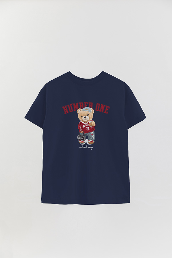 REMERA OVER ESTAMPADA UNISEX NUMBER ONE