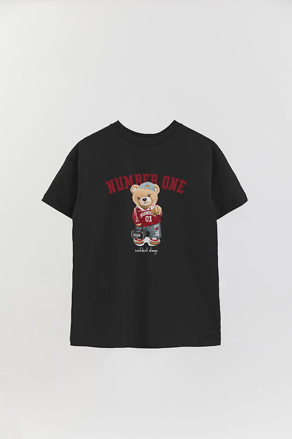 REMERA OVER ESTAMPADA UNISEX NUMBER ONE