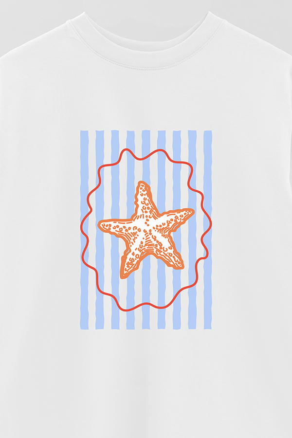 REMERA OVER ESTAMPADA ITALIAN STAR