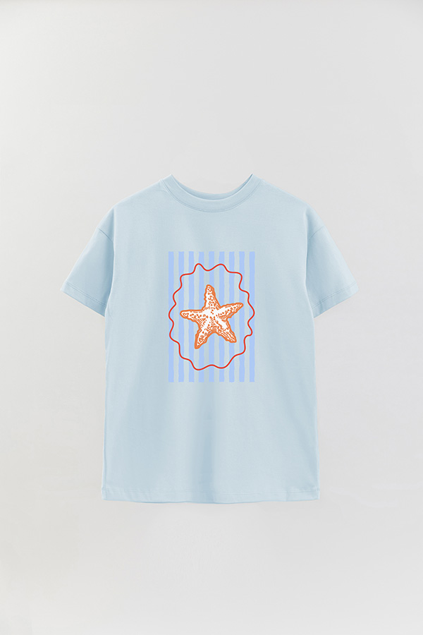 REMERA OVER ESTAMPADA ITALIAN STAR