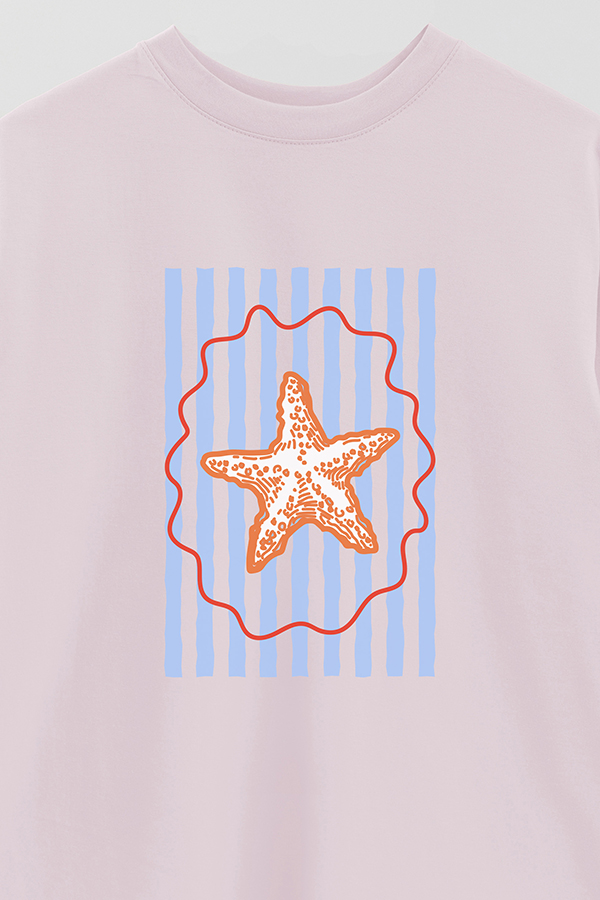 REMERA OVER ESTAMPADA ITALIAN STAR