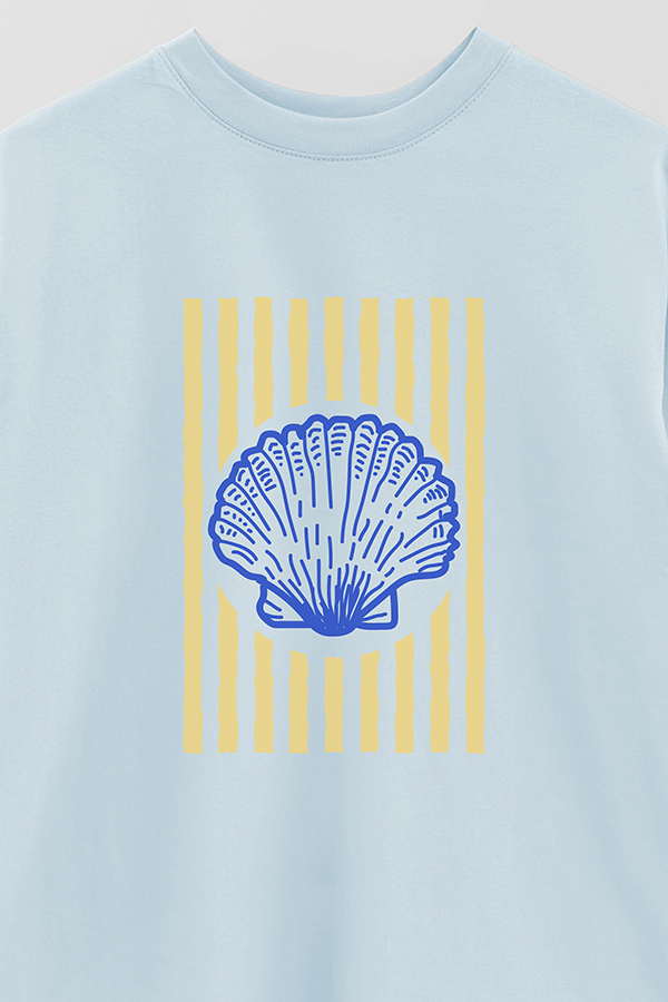 REMERA OVER ESTAMPADA ITALIAN SHELL