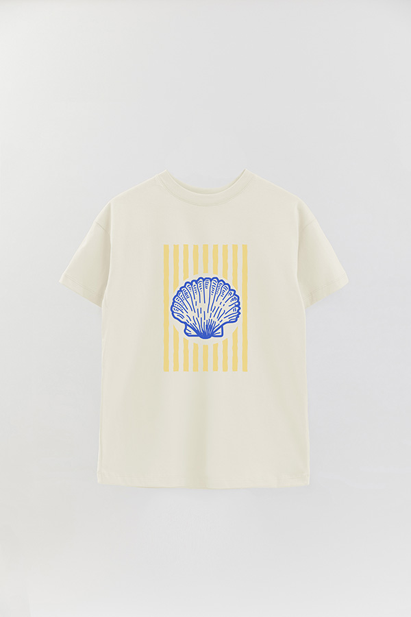 REMERA OVER ESTAMPADA ITALIAN SHELL