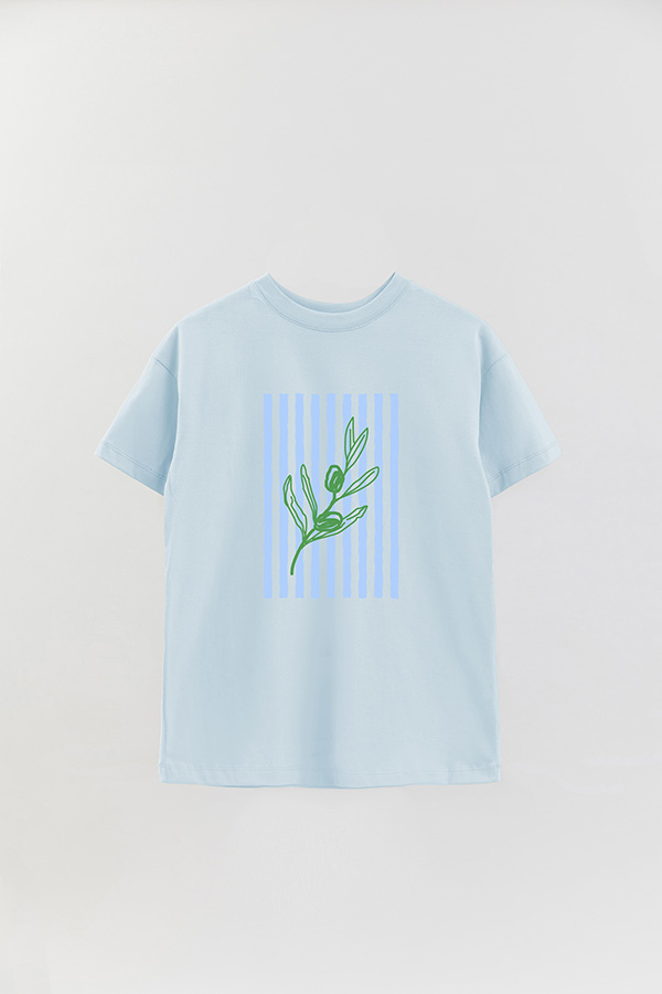 REMERA OVER ESTAMPADA ITALIAN OLIVE