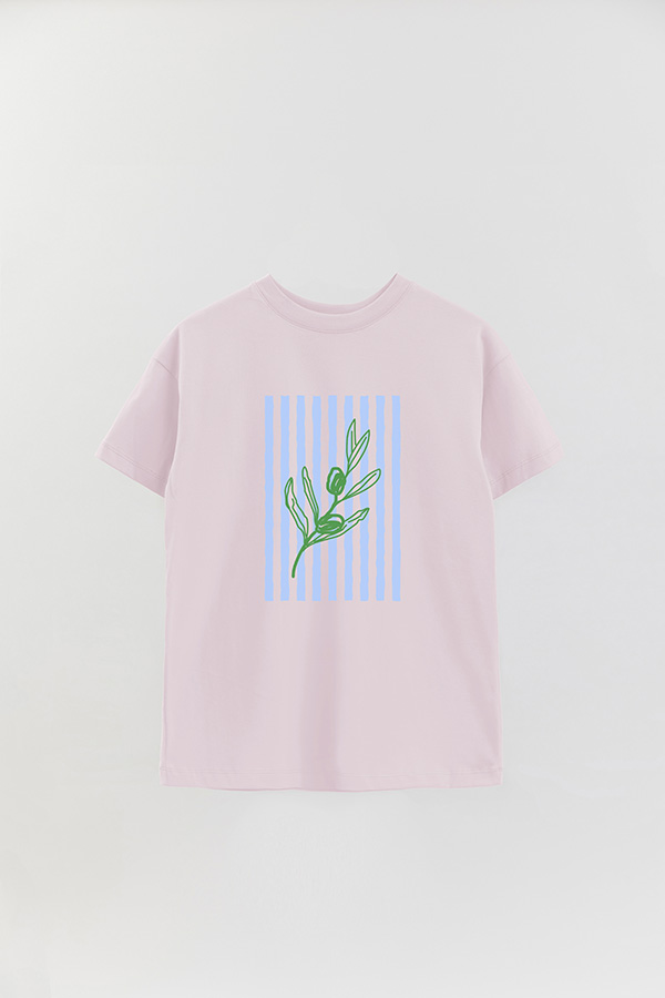 REMERA OVER ESTAMPADA ITALIAN OLIVE